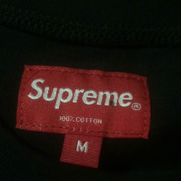 Authentic Supreme yoke piping crew neck size Med. - Picture 4 of 7